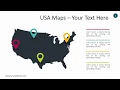 USA Maps Infographics - Animated PowerPoint Template