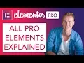 Elementor Pro All The Elements Explained