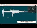 Vernier Caliper Simulator GCE AL Physics