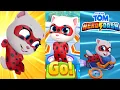 Download Lagu Talking Tom Hero Dash Becca's Rapid Rush event Ladybug Angela Costume unlocked vs Roy Raccoon