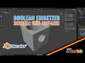 How to Easily Use the Boolean Modifier in Blender - German Tutorials
