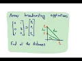 pycse - calculating the distance matrix with array broadcasting