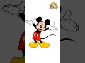 Learn to Draw Disney s Mickey Mouse - Drawing and Coloring Tutorial for Kids