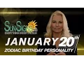 January 20 Zodiac Horoscope Birt ay Personality - Aquarius