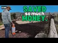 I Saved Hundreds Doing this BLACK MULCH DYE