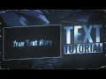 ALIGHT MOTION TEXT TUTORIAL - Ae Inspired Glow Text free xml preset