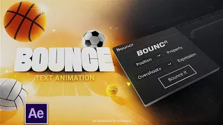 Create Viral Bounce Text Animation in After Effects After Effects Tutorial