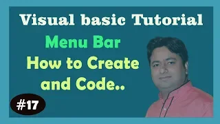 Menu create in Visual Basic Visual Basic Tutorial Visual Basic 6 0 Learn in Hindi