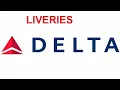 Delta airlines liveries