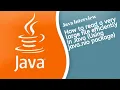 Java Interview 3 How to read a large file efficiently in Java
