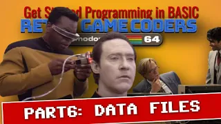 Loading Game Map Data in C64 BASIC Commodore BASIC programming part 6