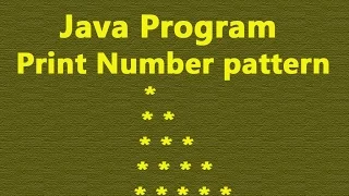 How to print Star Pattern in Java Using NetBearns Hindi