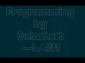 Programming by Datasheet AVR assembly code