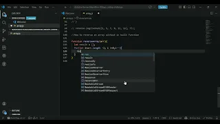 Reverse an Array Using For Loop in JavaScript No Inbuilt Function Interview Coding Question