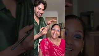 Recreating Rihanna’s look on Sonali!