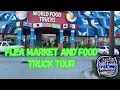 Food Trucks and Flea market on highway 192 in Kissimmee Florida