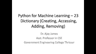 Python for Machine Learning - 23