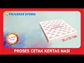 Download Lagu Proses Cetak Kertas Nasi - 25 x 27 cm - MG Paper 28 gsm
