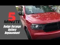 BATTERY LOCATION REPLACEMENT - 2015 Dodge Durango Limited