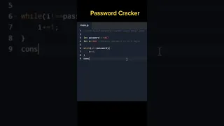 Simple Number Password Cracker in JavaScript Easy Loop Trick Tutorial