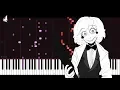 Download Lagu The Distortionist - GHOST | Piano Cover Synthesia 「ピアノ」