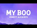 Download Lagu Usher - My Boo (Lyrics) ft. Alicia Keys