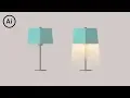 Flat Design Lamp Illustrator Tutorial
