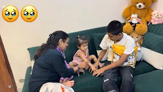 Bebe और nanu घर आये 🫂 ॥ prabh ने टिक्की चाट बनाया 🥹 #greeshbhatt #familyvlog 
