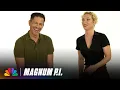 Magnum Higgins Answer The Internet s Juiciest Questions Magnum P I Season 5 NBC