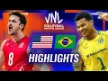USA vs Brazil - Highlights Week 3 Men s VNL 2026