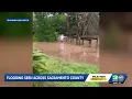 Heavy rain causes flooding and road closures in Sacramento