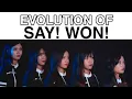 Lagu Evolution of SAY! WON! | (2019-2021)