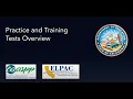 Practice and Training Tests Overview
