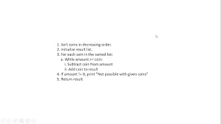 Coin Change Problem Greedy Algorithm Explained with Example