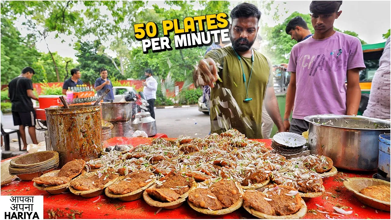 Delhi Street Food   FATEH CHAND ki Kachori, Sharma ji ki Kachori, Kia Carens Punjabi Dhaba