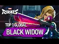 TOP GLOBAL BLACK WIDOW SayakaTohsaka - MARVEL RIVALS PRO