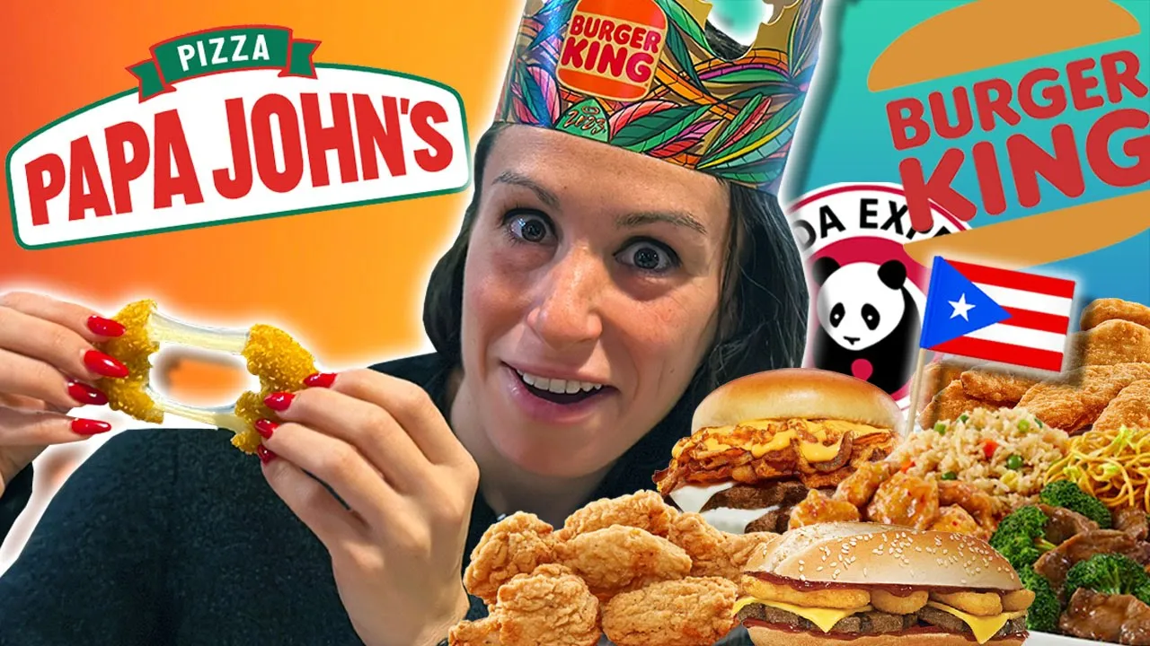 Papa Johns, Chinese Food & Burger King in Puerto Rico ARE DIFFERENT!!