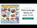 Price Less Iga Weekly Ad 26 - 26 Top Deals