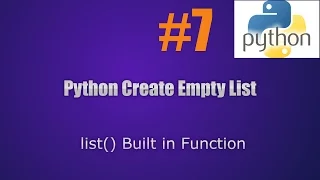 Python Create Empty List Python Lists tutorial with sample codes