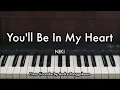 Download Lagu You'll Be In My Heart - NIKI (Phil Collins) | Piano Karaoke by Andre Panggabean