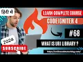 CodeIgniter 4 Tutorials in English What is URI Library How To Use URI Service
