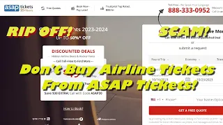 ASAP Ticket Rip Off