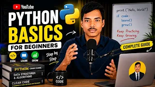 Python Tutorial for Beginners 1 Python Introduction Basics Complete Python Course 2026