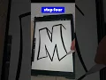 6 steps to draw graffiti art letters