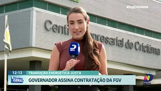 Estado assina contrato com FGV para transição energética justa