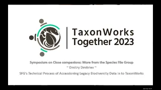 sfgs technical process of accessioning legacy biodiversity data into taxonworks