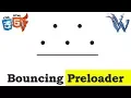 Bouncing ball animation css3 html5 preloader By Amazing Techno Tutorials