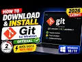How to Download Install Git on Windows 2026 Git Tutorial