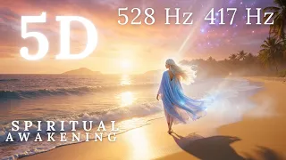 spiritual awakening u0026 healing frequency 528 hz 417 hz pleiadian light codes