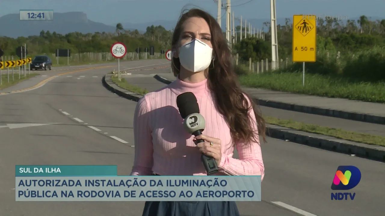 Autorizada instalação da iluminação pública na rodovia de acesso ao aeroporto